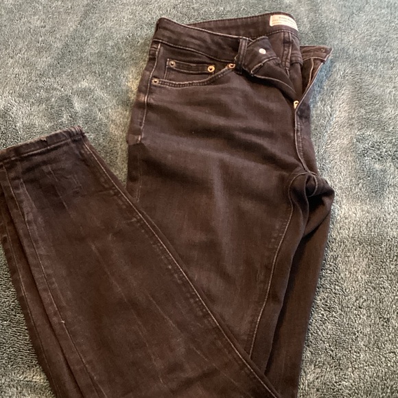 Zara Woman Dark Denim Jeans - Picture 2 of 5